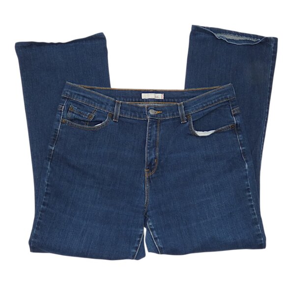 Levi’s 515 Bootcut Jeans Women’s 14M Dark Wash Stretch Y2K Mid Rise Denim - Picture 9 of 9